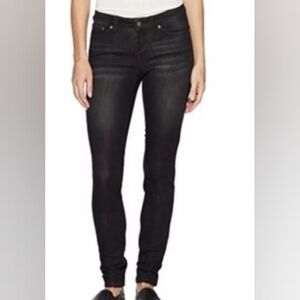 prAna Dark Wash Mid Rise Skinny Jeans